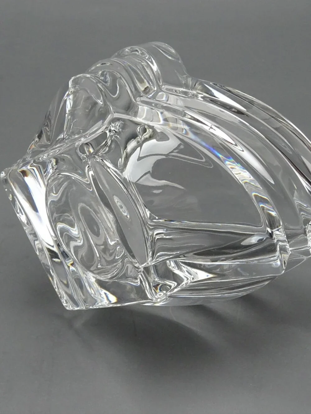 Vintage Mikasa Crystal Art Deco Votive Candle Holder/Trinket Dish - Germany